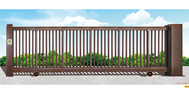 無(wú)軌鋅鋼平移門5